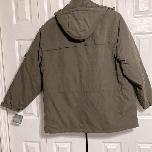 Weathercast mens dark brown winter jacket NWT size LARGE - Picture 10 of 16
